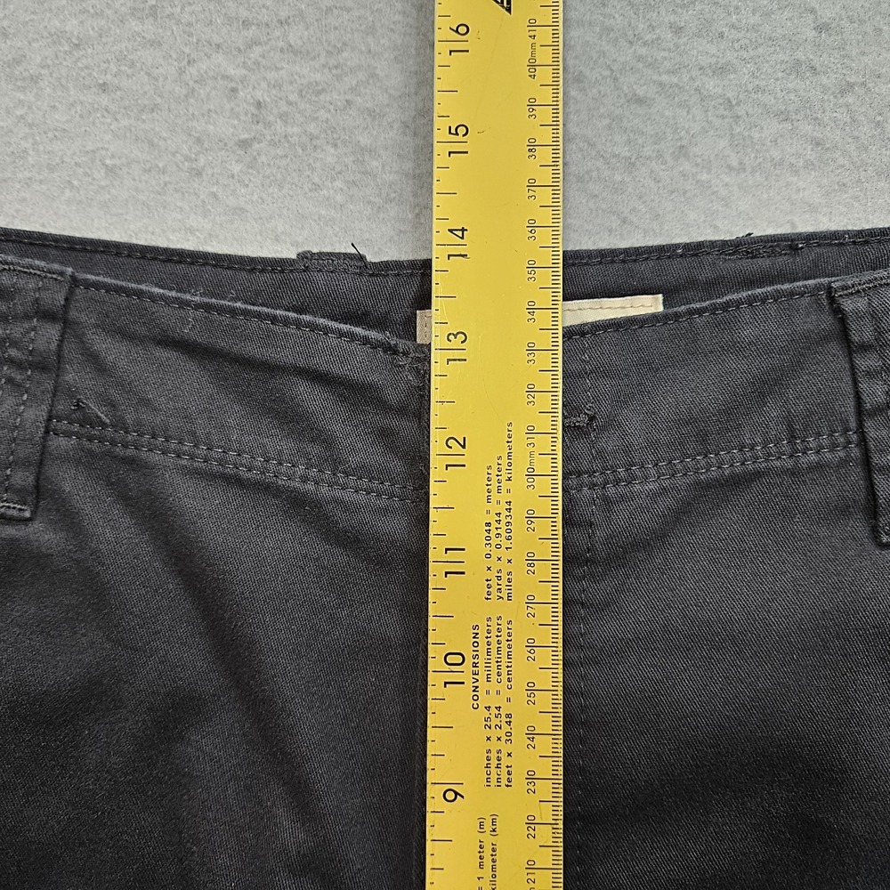 Wrangler Cargo Work Pants Mens 36x33 Black High Rise Straight Leg Relaxed Fit - Picture 8 of 11
